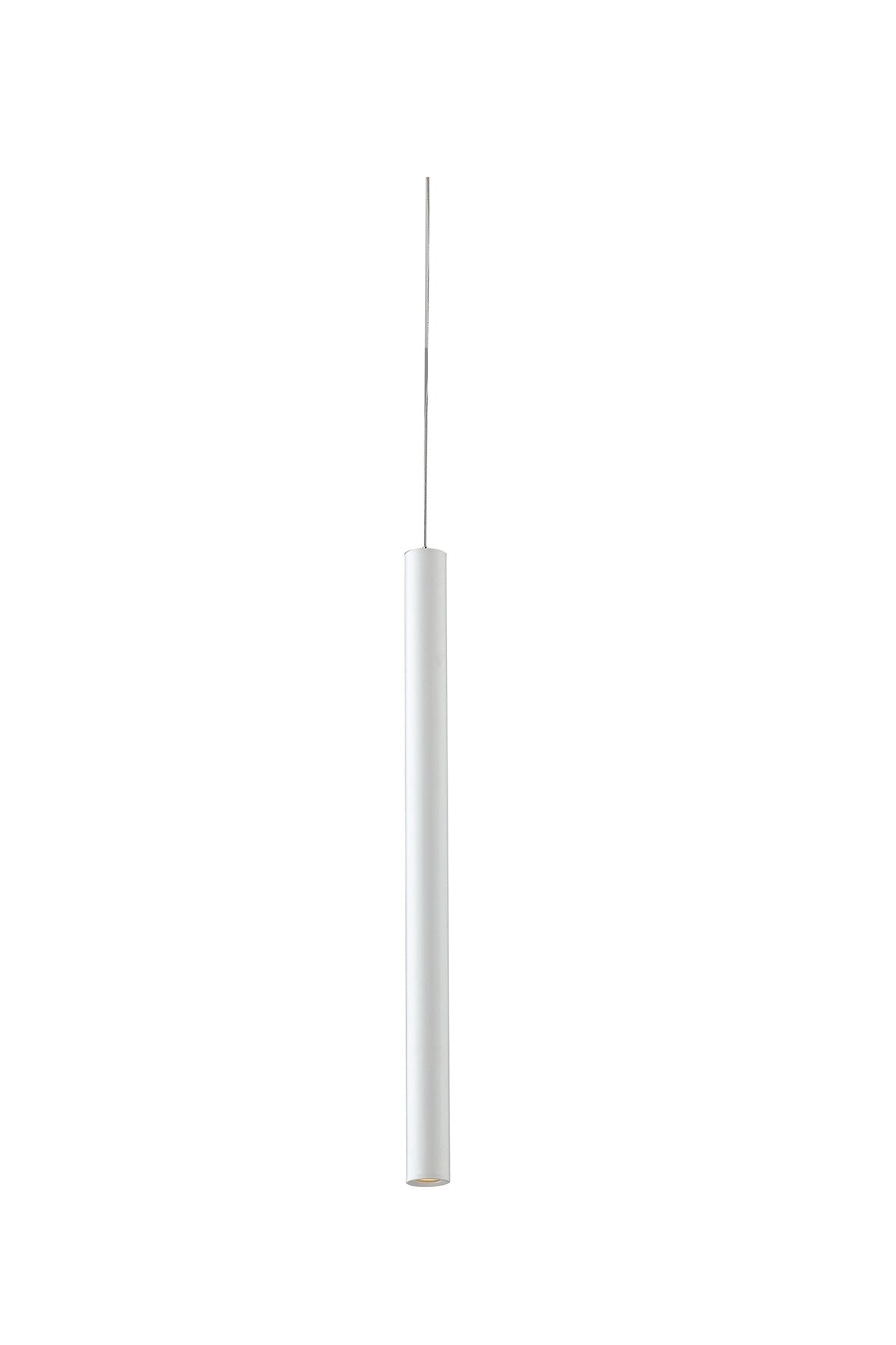 FAN LED-OBOE-SC BCO Závěsné svítidlo 3‑fázový systém LED BINARIO OBOE bílá hliník 3,5 W 240 lm 3000 K 185 x 2,5 cm - FANEUROPE