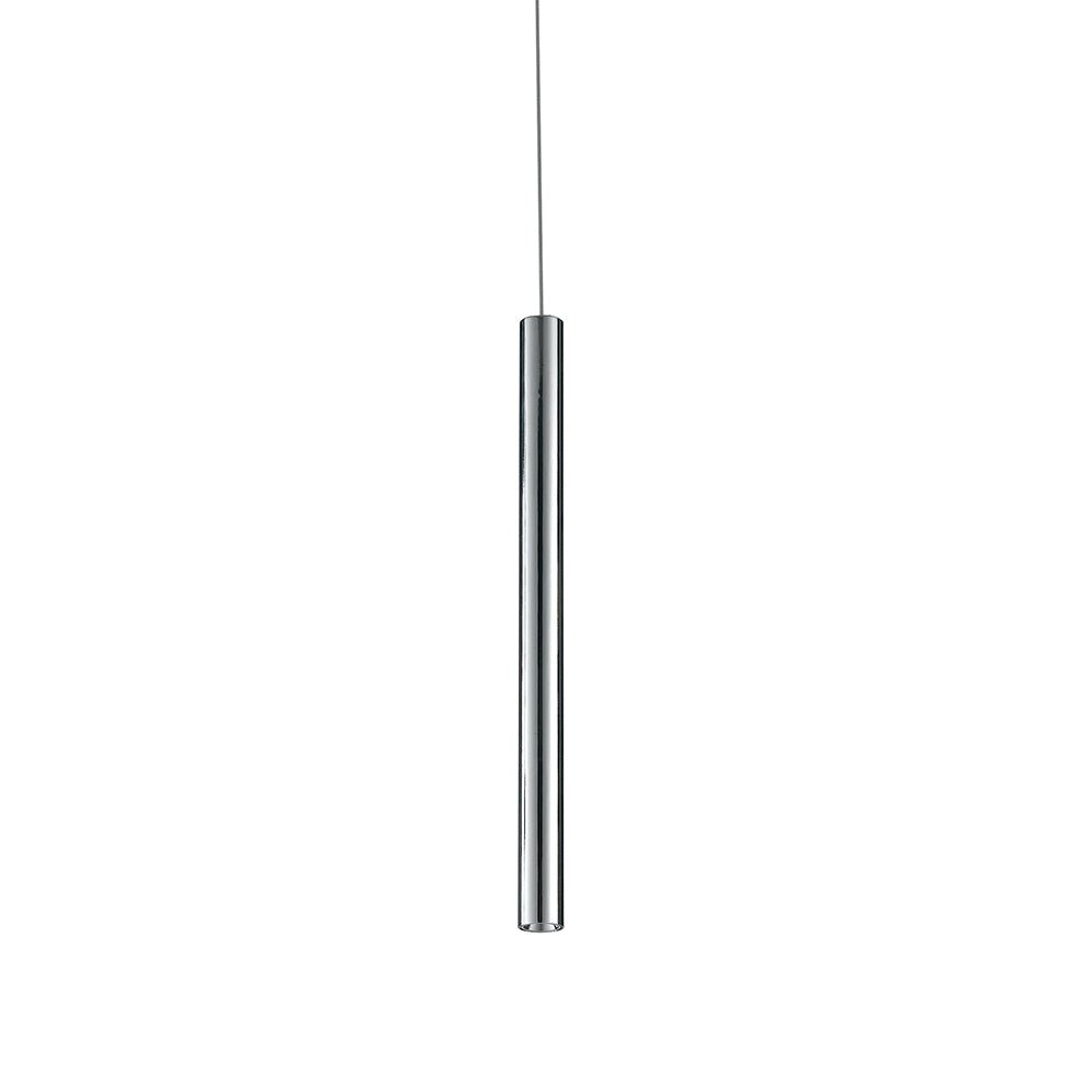 FAN LED-OBOE-SC CR Závěsné svítidlo 3‑fázový systém LED BINARIO OBOE chrom hliník 3,5 W 240 lm 3000 K 185 x 2,5 cm - FANEUROPE