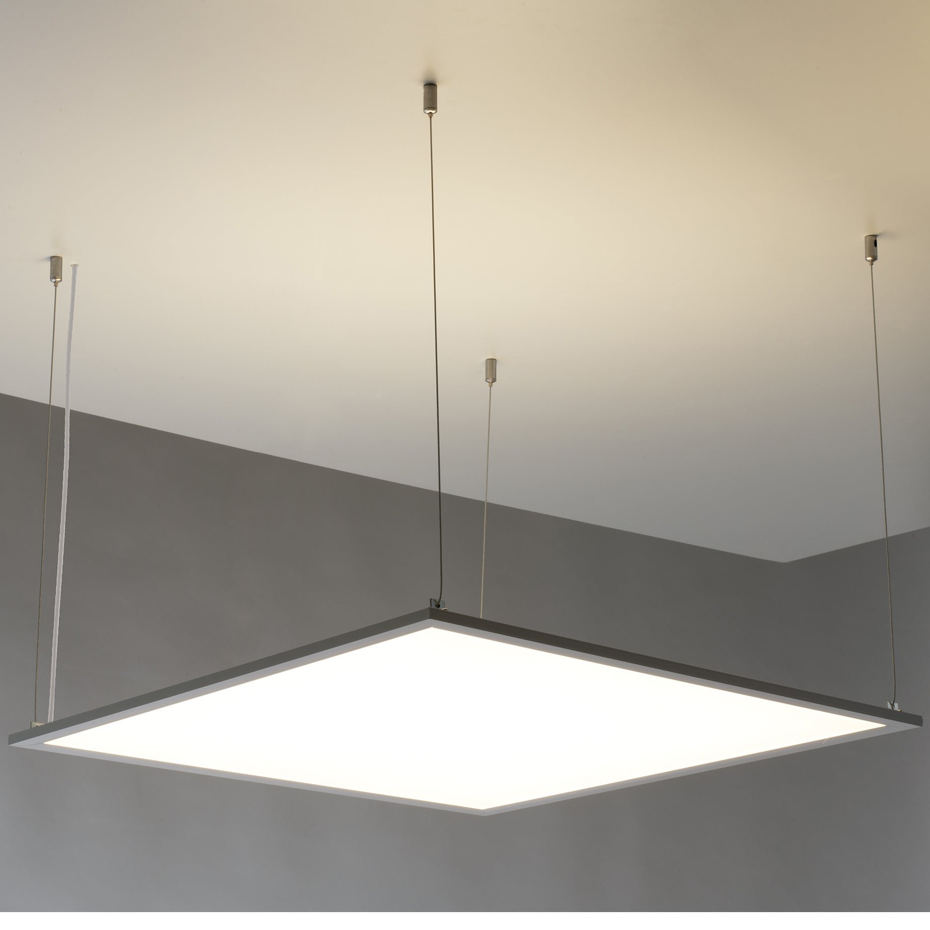 FAN LED-PANEL-60X60-BIS LED panel bílá akrylát / hliník 2 x 40 W 4000 lm 4000 K 59,5 x 59,5 x 0,9 cm - FANEUROPE