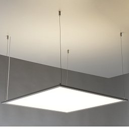 Obrázek pro produkt LED panel bílá akrylát / hliník 2 x 40 W 4000 lm 4000 K 59,5 x 59,5 x 0,9 cm - FANEUROPE