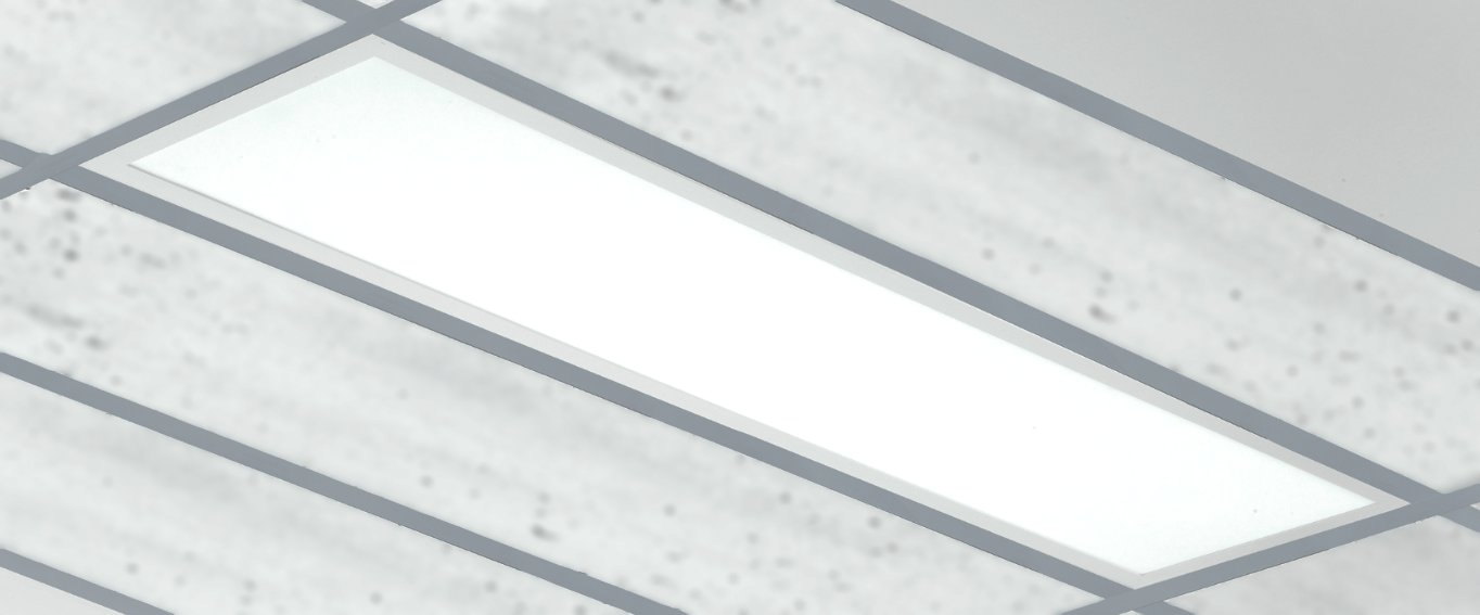 FAN LED-PANEL-C-30X120BK LED panel bílá akrylát / hliník 40 W 4426 lm 3000 K 29,5 x 119,5 x 3,5 cm - FANEUROPE