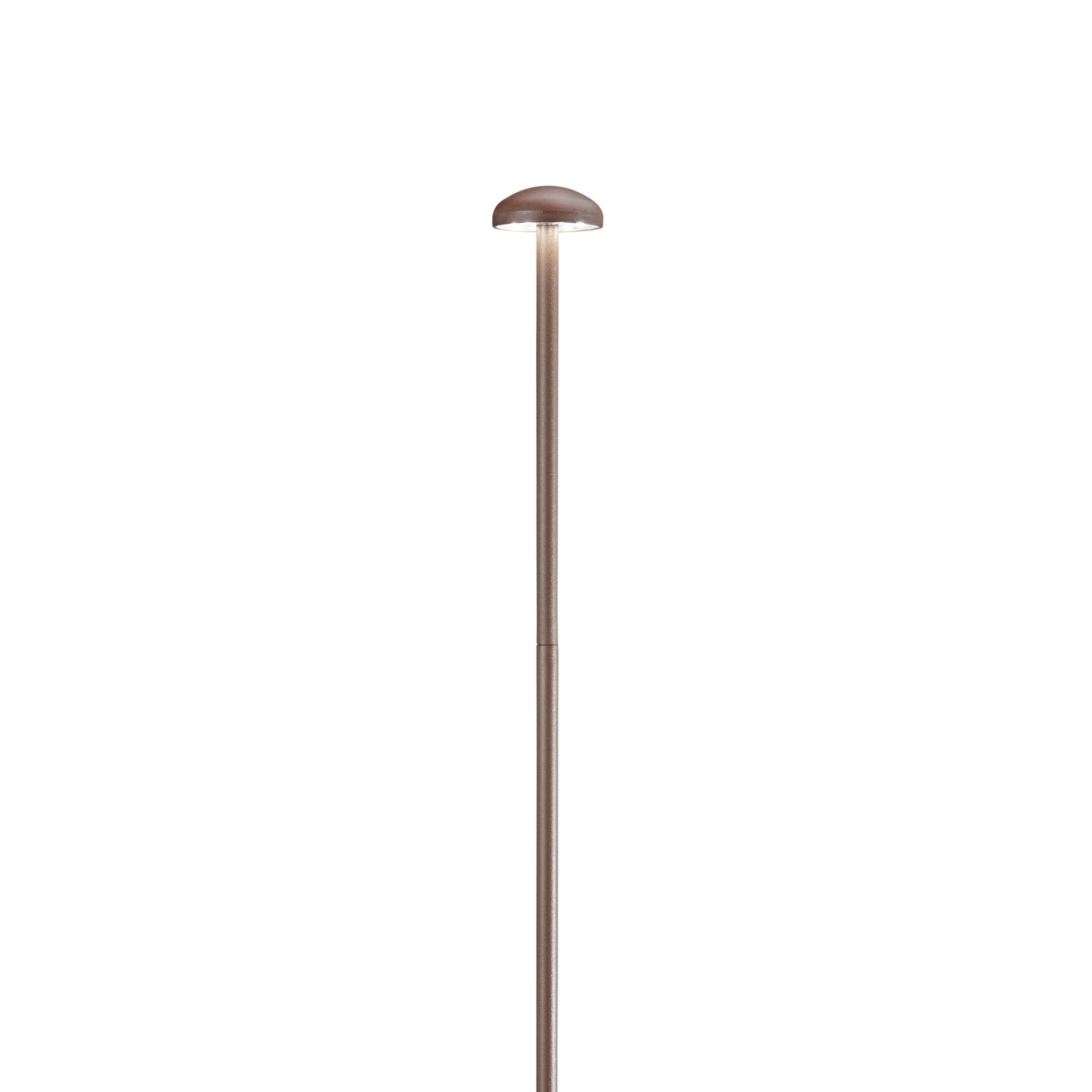 FAN LED-PUCK-P120-BRO Zápichové svítidlo zahradní sloupek PUCK LED 24 V DC IP65 corten 42 x 600 mm vč. kabelu 3 m - FANEUROPE