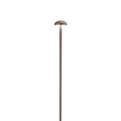 Obrázek pro produkt Zápichové svítidlo zahradní sloupek PUCK LED 24 V DC IP65 corten 42 x 600 mm vč. kabelu 3 m - FANEUROPE