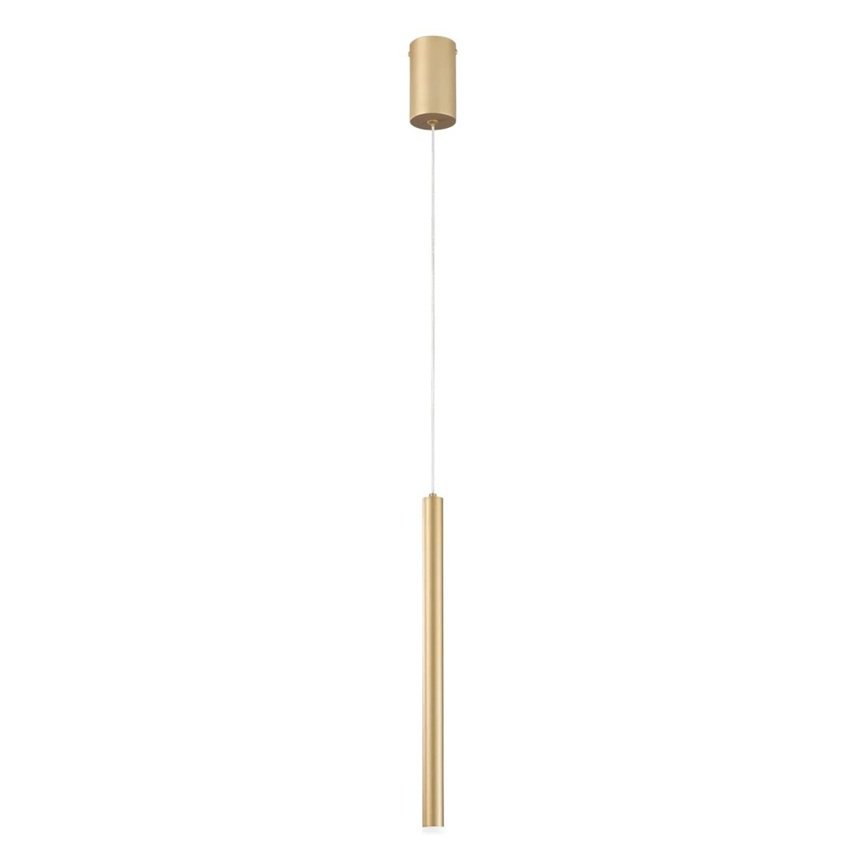 Levně FAN LED-PYPE-S1-ORO Závěsné svítidlo LED PYPE zlatá 5 W 470 lm CCT 2,5 x 200 cm - FANEUROPE