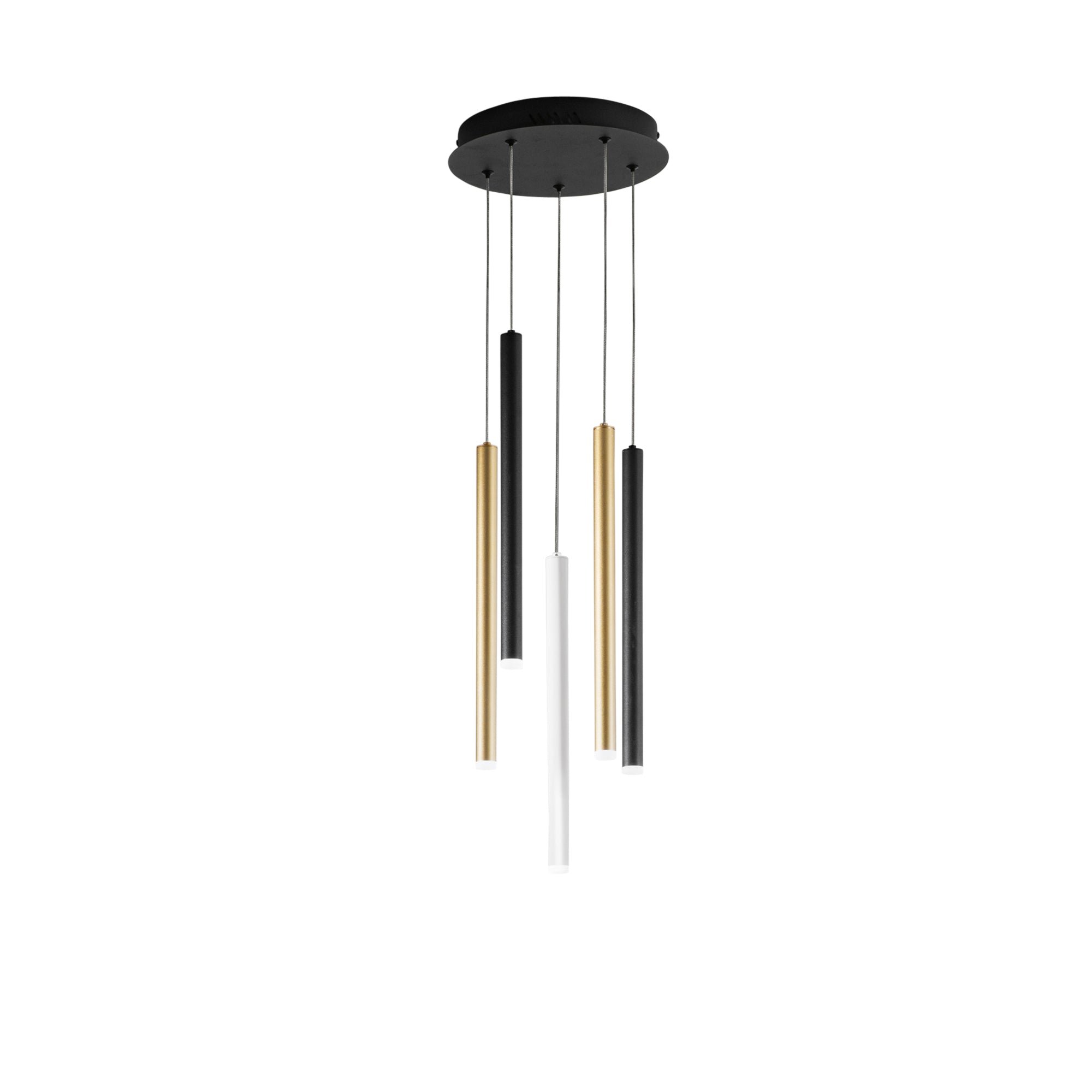 FAN LED-PYPE-S5-MULT Závěsné svítidlo LED PYPE multibarevné 35 W 2350 lm CCT 25,5 x 200 cm - FANEUROPE
