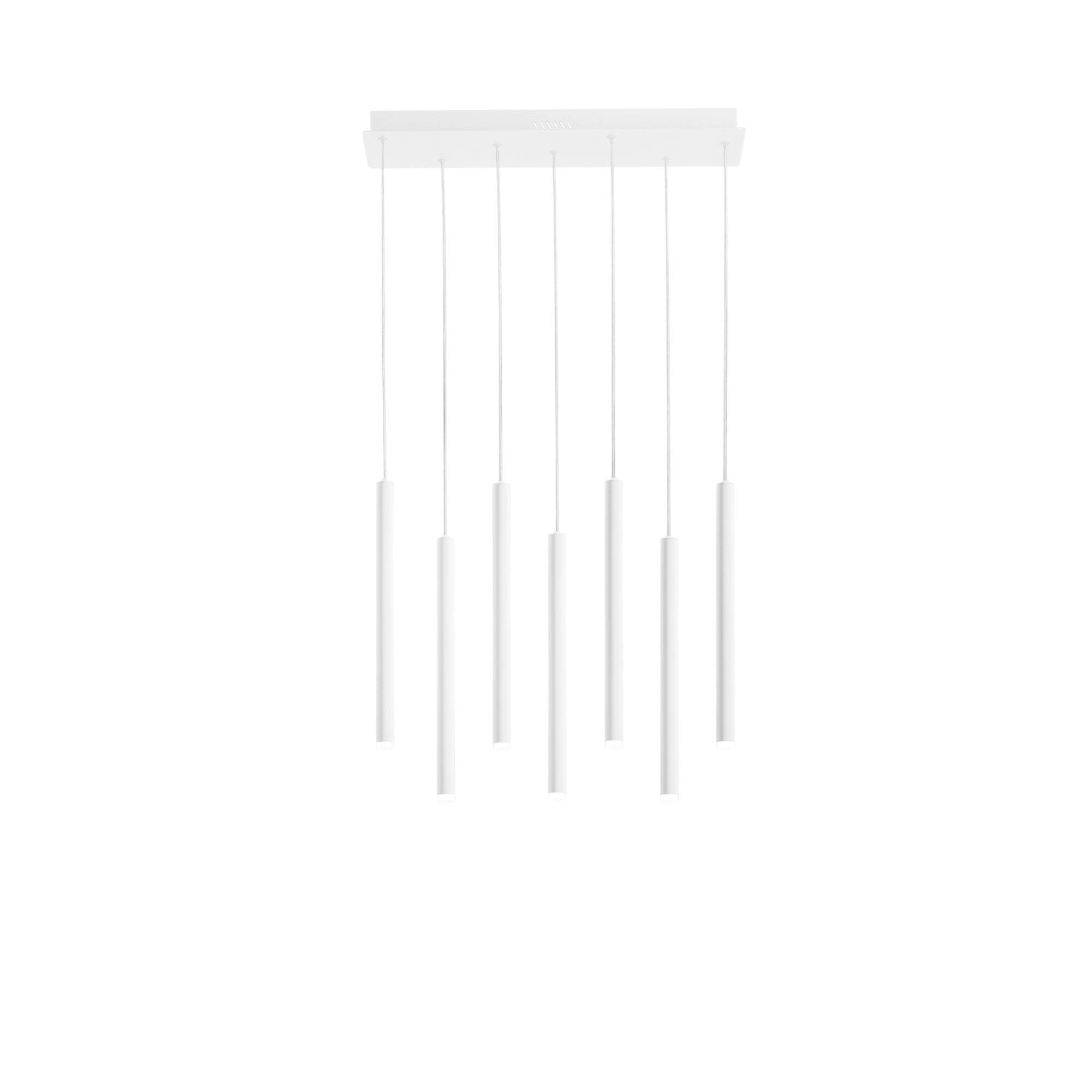 FAN LED-PYPE-SQ7-BCO Závěsné svítidlo LED PYPE bílá 35 W 3290 lm CCT 56,5 x 200 cm - FANEUROPE