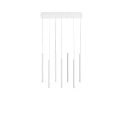 Obrázek pro produkt Závěsné svítidlo LED PYPE bílá 35 W 3290 lm CCT 56,5 x 200 cm - FANEUROPE