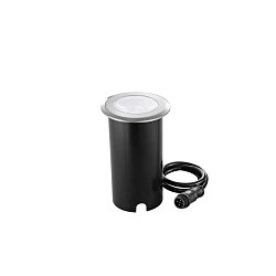 Obrázek pro produkt Venkovní svítidlo pochozí LED RUNNER DC 24 V hranaté nikl hliník 10 W 1020 lm RGBW IP67 7,5x8,5 cm - FANEUROPE
