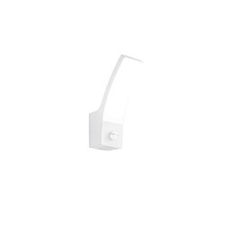 Obrázek pro produkt Nástěnné svítidlo LED SAIL se senzorem hliník difuzor bílá IP65 CCT 3000-4000 K 80x160x245 mm - FANEUROPE