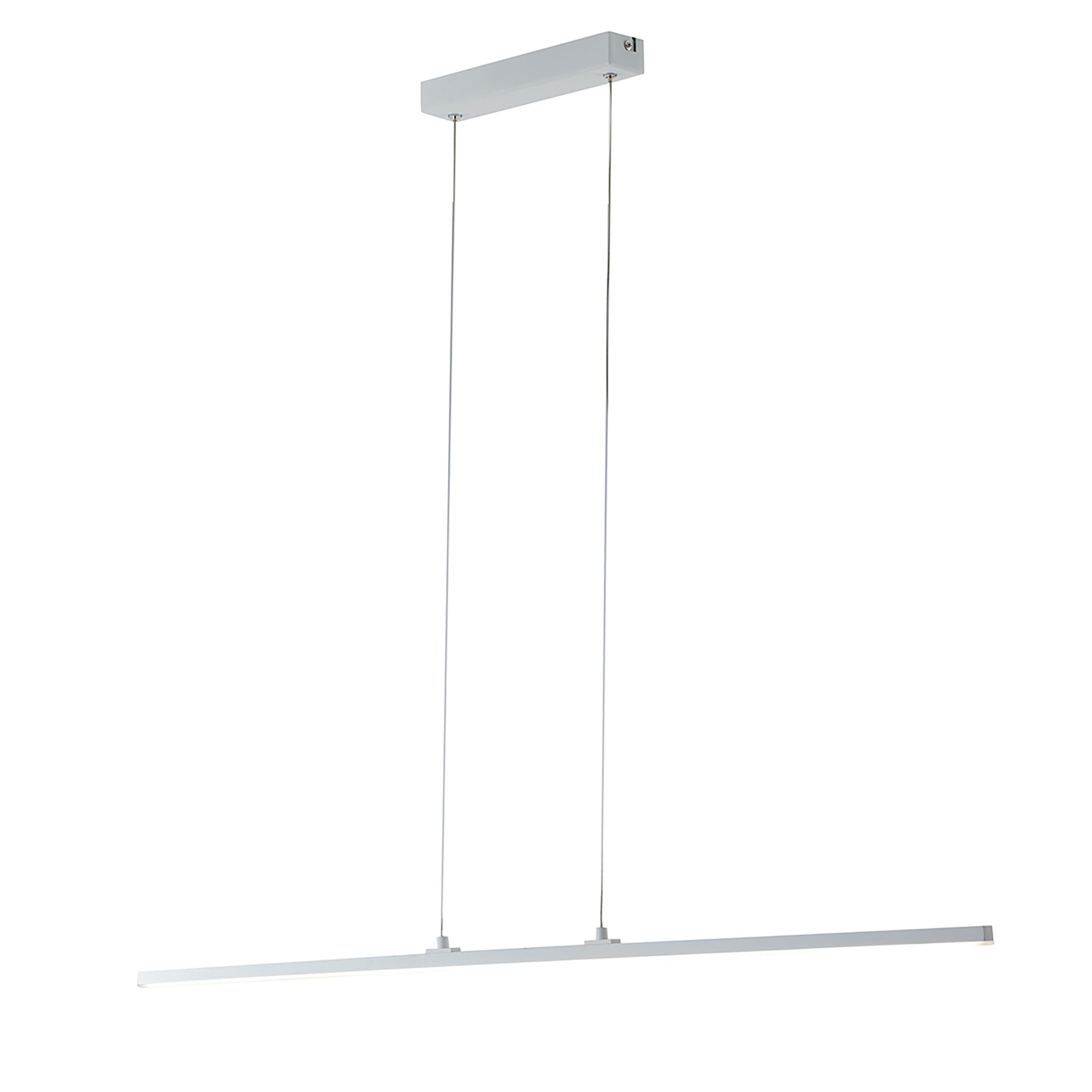 FAN LED-SHANGHAI-S1 BCO Závěsné svítidlo LED SHANGHAI bílá 29 W 3250 lm 4000 K 100x1,2x150 cm - FANEUROPE