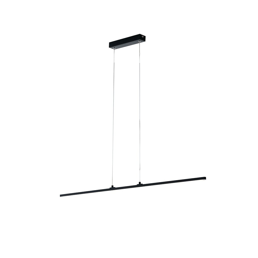 FAN LED-SHANGHAI-S1 NERO Závěsné svítidlo LED SHANGHAI černá 29 W 3250 lm 4000 K 100x1,2x150 cm - FANEUROPE
