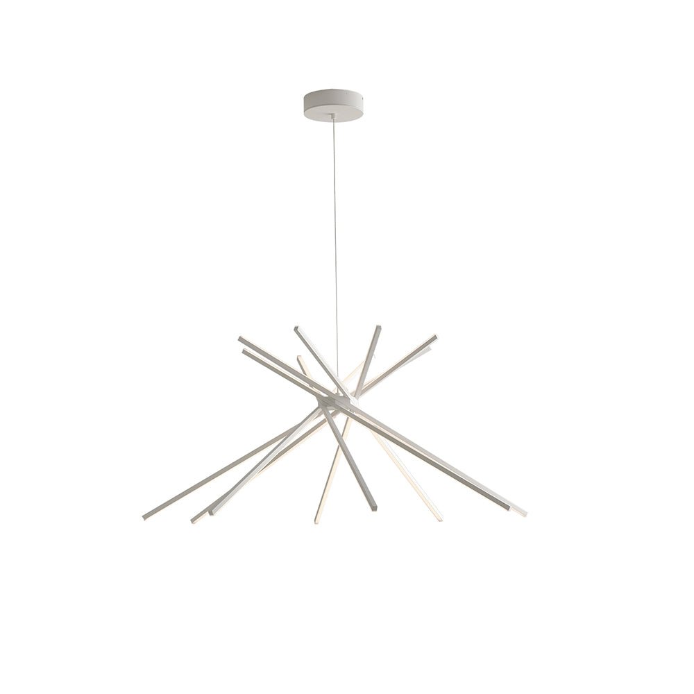 FAN LED-SHANGHAI-S8C BCO Závěsné svítidlo LED SHANGHAI bílá 56 W 6560 lm 3000 K 113x160 cm - FANEUROPE
