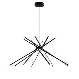 Obrázek pro produkt Závěsné svítidlo LED SHANGHAI černá 56 W 6560 lm 3000 K 113x160 cm - FANEUROPE
