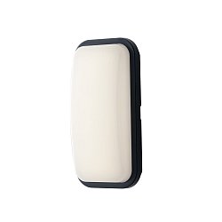 Obrázek pro produkt Venkovní stropní svítidlo LED SHELLY antracit polykarbonát 20 W 2500 lm 4000 K IP65 se senzorem 29,6x14,6x7,6 cm - FANEUROPE