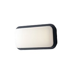Obrázek pro produkt Venkovní stropní svítidlo LED SHELLY antracit polykarbonát 15 W 1900 lm 3000/4000 K IP65 23,6x116x6,8 cm - FANEUROPE