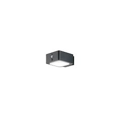 Obrázek pro produkt Solární nástěnné svítidlo LED TED antracit hliník 3 W 300 lm 4000 K IP44 solární panel 7,5x7,3x14,3 cm - FANEUROPE