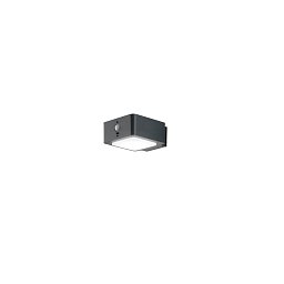 Obrázek pro produkt Solární nástěnné svítidlo LED TED antracit hliník 3 W 300 lm 4000 K IP44 solární panel 7,5x7,3x14,3 cm - FANEUROPE