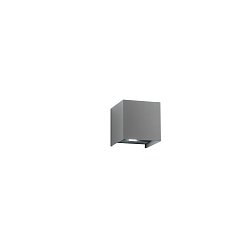 Obrázek pro produkt Nástěnné svítidlo LED ALFA šedá 2x5 W 1200 lm CCT 3000-4000 K IP54 10x10 cm - FANEUROPE