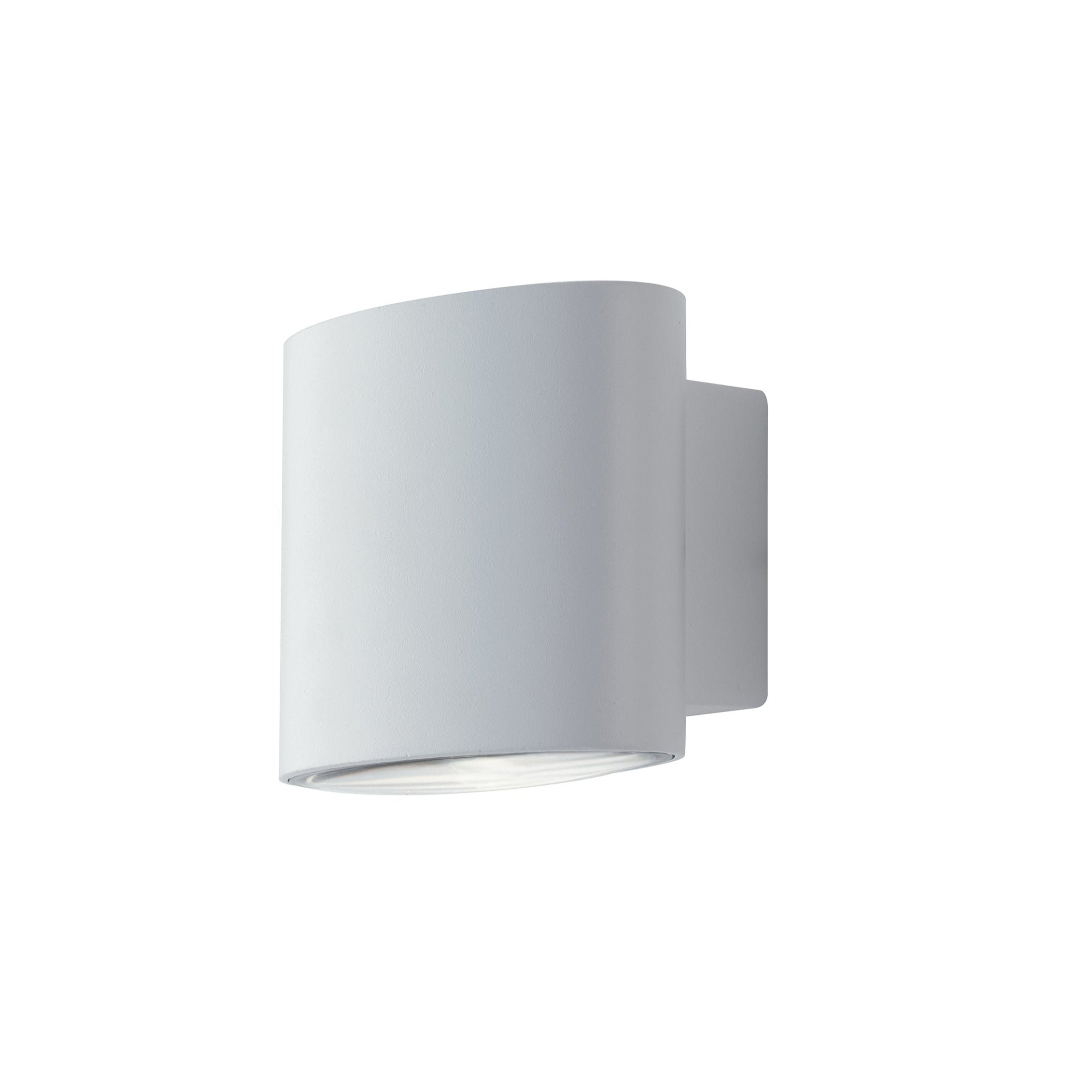 FAN LED-W-BOXTER BCO Venkovní nástěnné svítidlo LED BOXTER bílá hliník 2x4W 960lm CCT IP44 10x12,9x8,5 cm - FANEUROPE