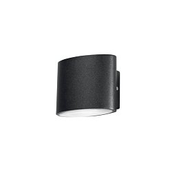 Obrázek pro produkt Venkovní nástěnné svítidlo LED BOXTER černá hliník 2x4W 960lm CCT IP44 10x12,9x8,5 cm - FANEUROPE