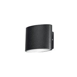 Obrázek pro produkt Venkovní nástěnné svítidlo LED BOXTER černá hliník 2x4W 960lm CCT IP44 10x12,9x8,5 cm - FANEUROPE