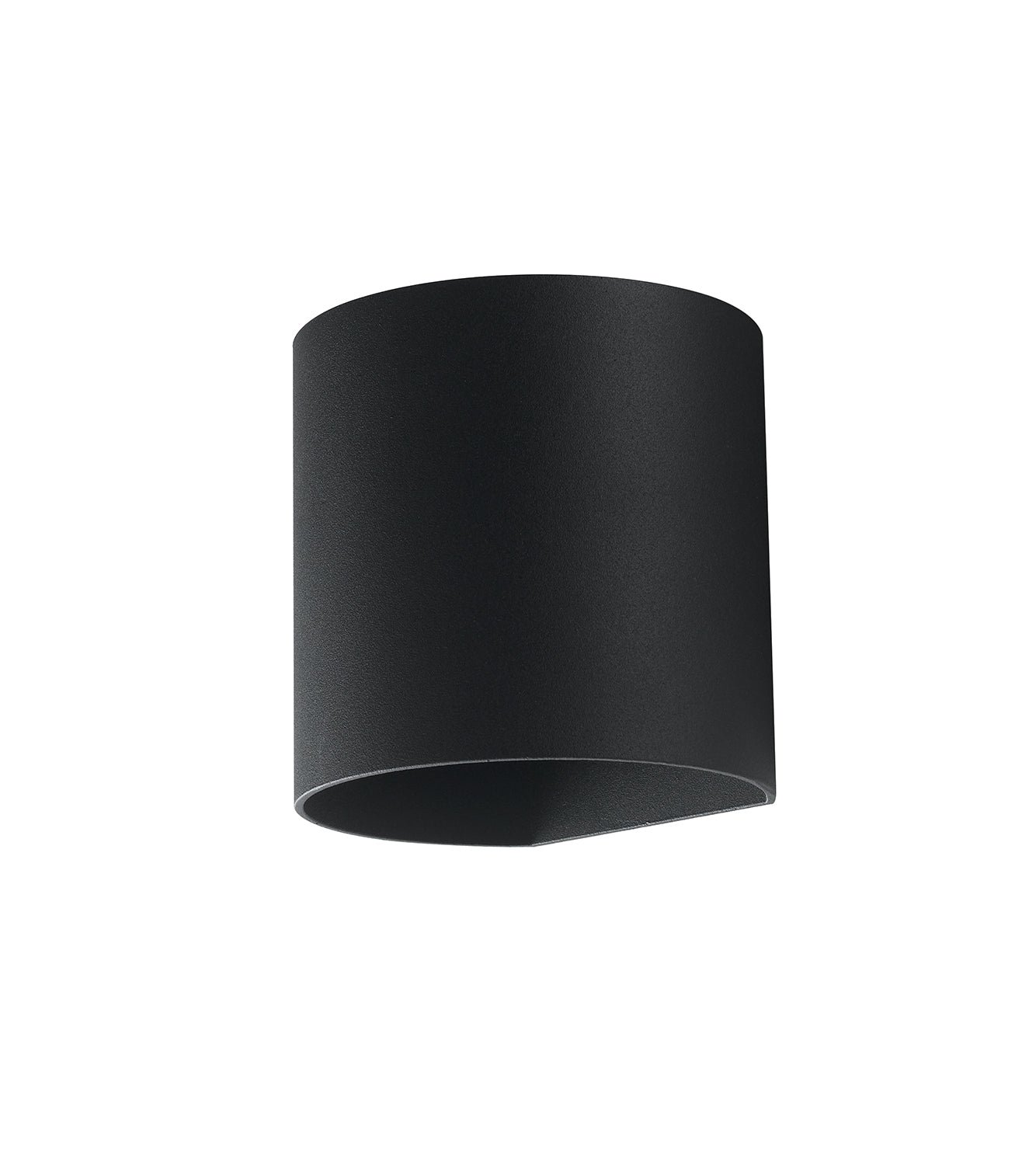 FAN LED-W-GOLF NERO Venkovní nástěnné svítidlo LED GOLF černá hliník 2x3,5W 840lm CCT IP54 9,5x11 cm - FANEUROPE