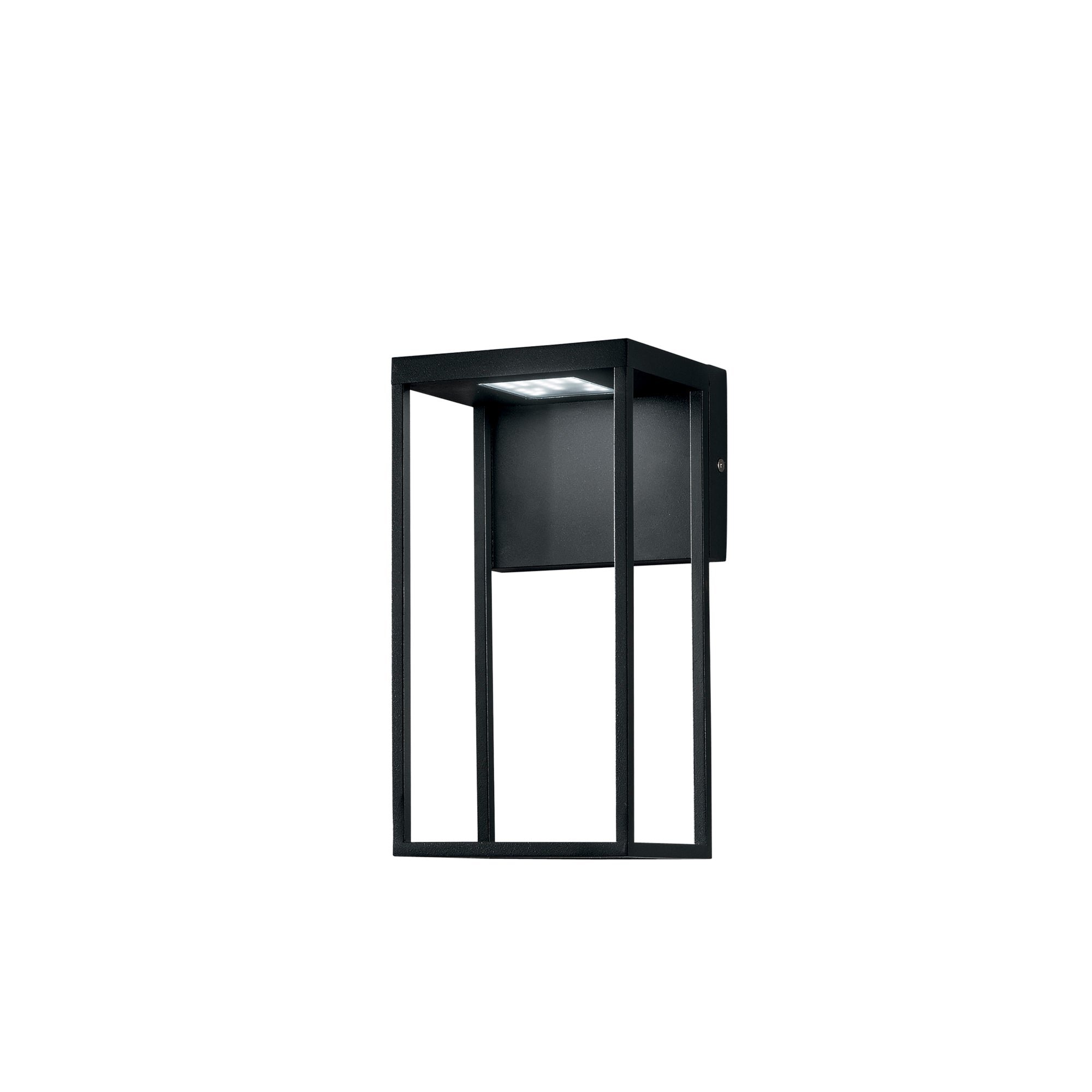 FAN LED-W-GRIS-NER Venkovní nástěnné svítidlo LED GRIS hliník černá 12W 1390lm CCT IP54 28x15x12,6 cm - FANEUROPE