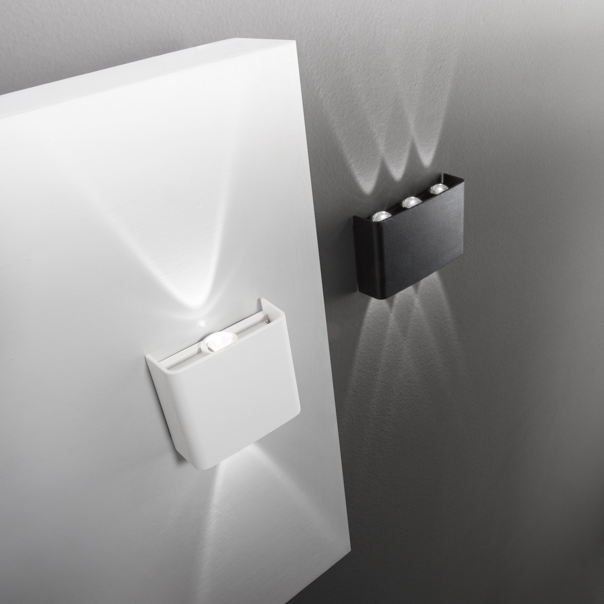 FAN LED-W-KLEIN-AP6-NER Nástěnné svítidlo LED 6x1W polykarbonát černá 160x100x40 mm - FANEUROPE (obrázek 3)