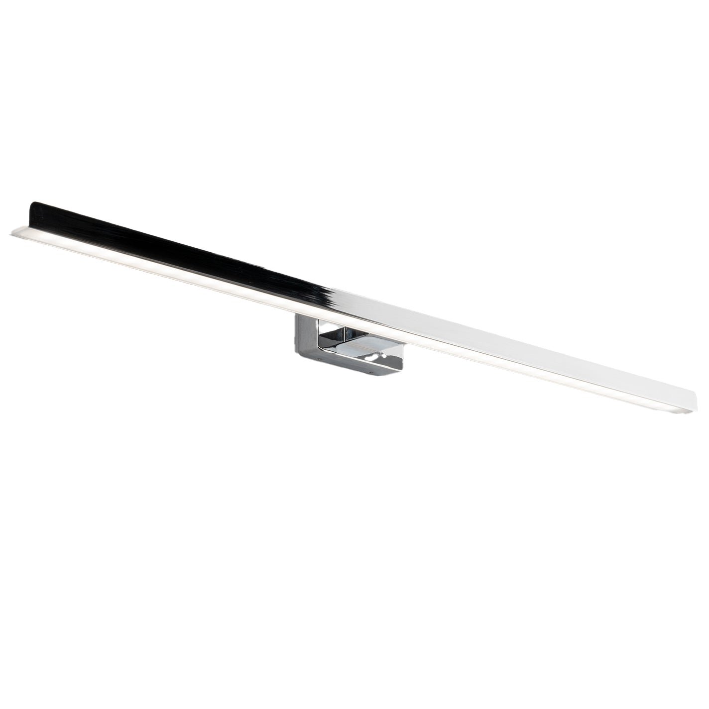 FAN LED-W-LANCER CR Venkovní nástěnné svítidlo LED LANCER chrom hliník 13W 1000lm 4000 K 4x75x9 cm - FANEUROPE