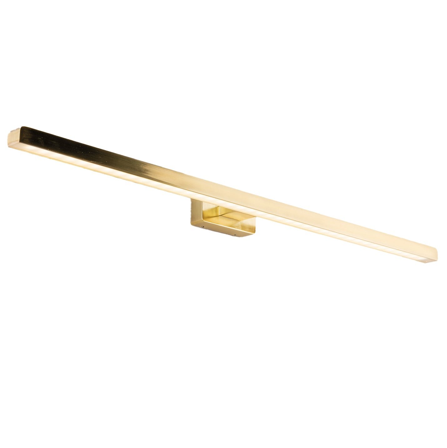 FAN LED-W-LANCER ORO Venkovní nástěnné svítidlo LED LANCER zlatá hliník 13W 1000lm 4000 K 4x75x9 cm - FANEUROPE