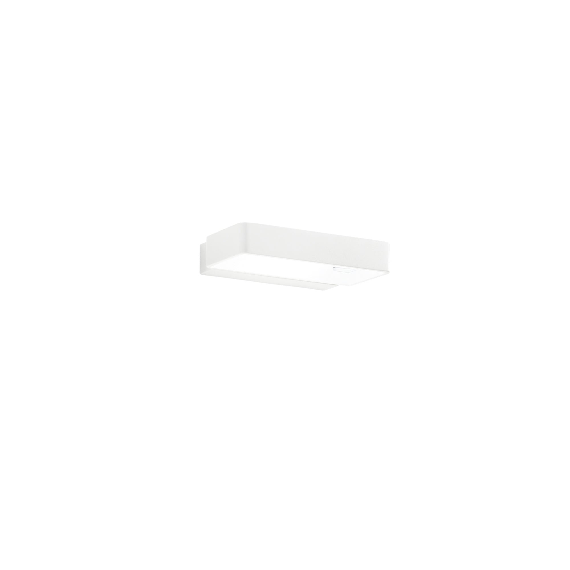 FAN LED-W-OMEGA BCO Nástěnné svítidlo LED OMEGA bílá 6W 800lm 4000 K 19,5x11,5x3,7 cm - FANEUROPE