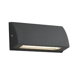 Obrázek pro produkt Venkovní nástěnné svítidlo LED SHELBY antracit hliník 4W 445lm CCT IP54 5,5x13x3,2 cm - FANEUROPE