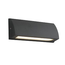Obrázek pro produkt Venkovní nástěnné svítidlo LED SHELBY antracit hliník 6W 670lm CCT IP54 6x17x3,2 cm - FANEUROPE