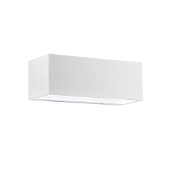 Obrázek pro produkt Venkovní nástěnné svítidlo LED TWIN bílá hliník 35W 4440lm 4000K IP54 10,8x30x12 cm - FANEUROPE
