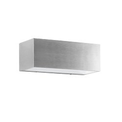 Obrázek pro produkt Venkovní nástěnné svítidlo LED TWIN nikl hliník 35W 4440lm 4000K IP54 10,8x30x12 cm - FANEUROPE
