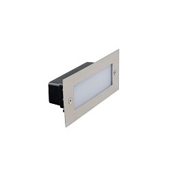 Obrázek pro produkt Pochozí venkovní svítidlo LED WALK nikl INOX 12 W 1500 lm 4000 K IP54 9x21x6,6 cm - FANEUROPE