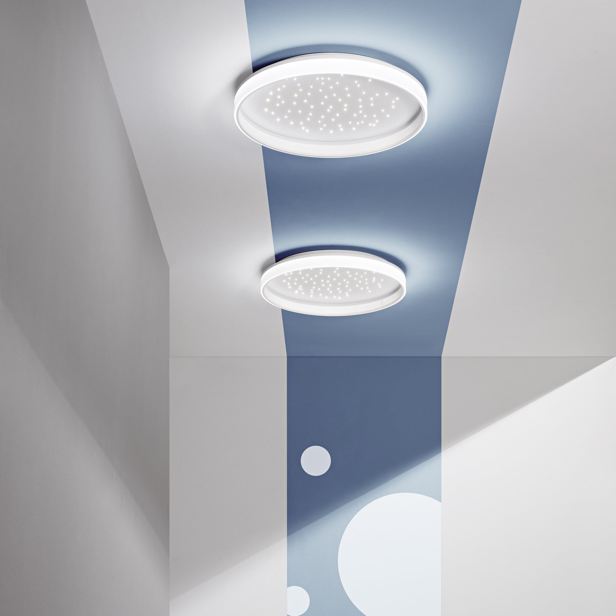 FAN LED-WISH-R40 Stropní svítidlo LED WISH bílá 50W 5500lm CCT+DIMM dálk. ovladač 40x9 cm - FANEUROPE (obrázek 5)
