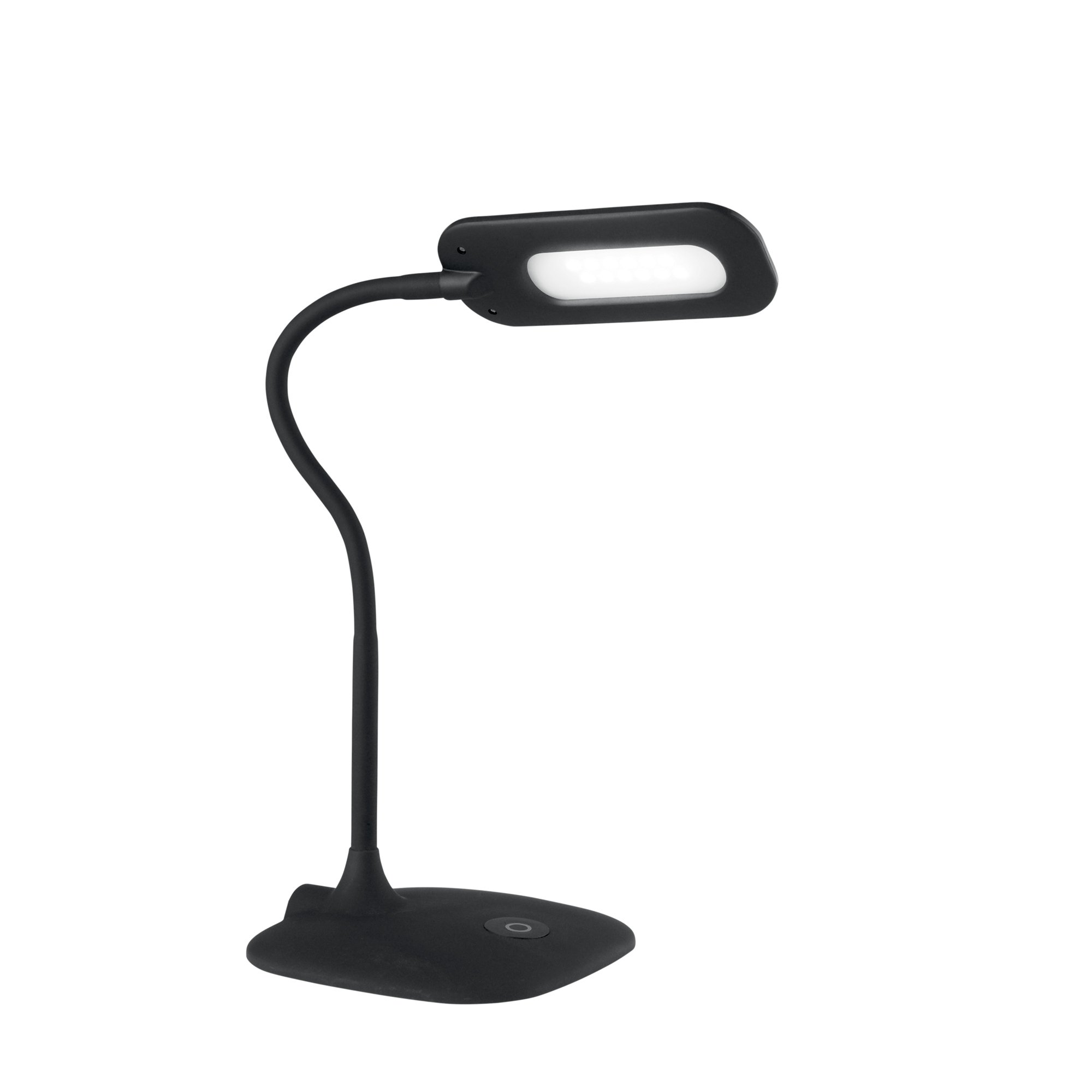 FAN LEDT-DARWIN-BLACK Stolní lampa LAMPADA DA LETTURA LED DARWIN černá, rameno nastavitelné 4,8 W 700 lm 4000 K stmívatelné 16x53,5 cm - FANEUROPE