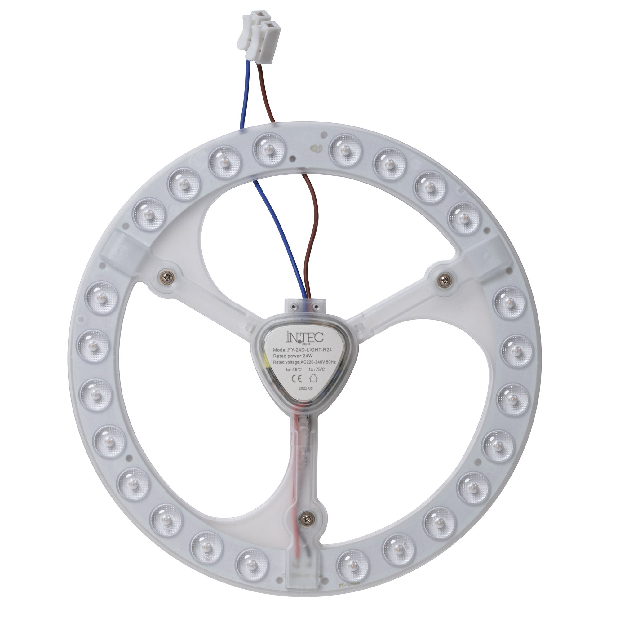 FAN LIGHT-R24 LED modul 22W 3520lm CCT 180° 230x22 mm 15000 h CRI 80 - FANEUROPE