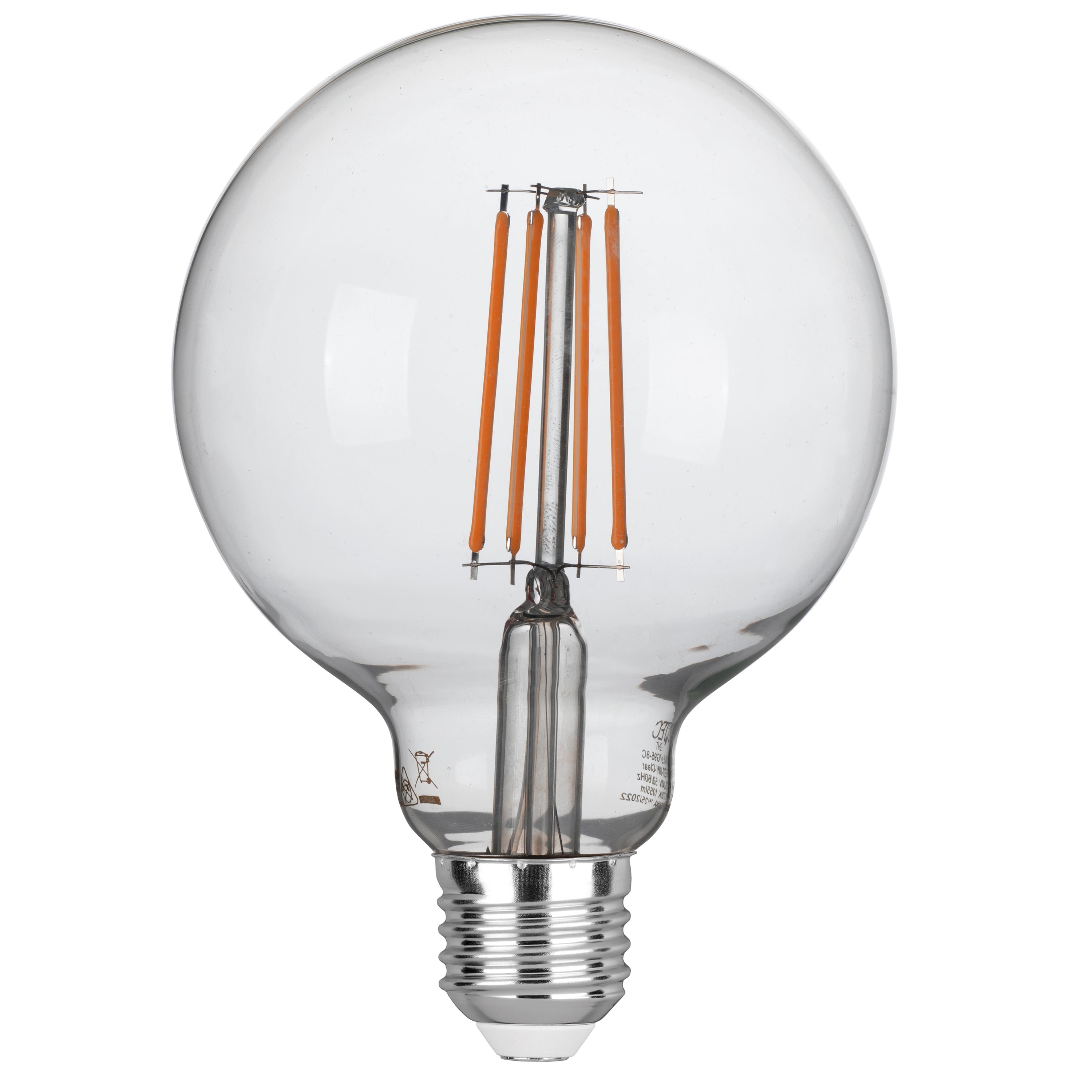 FAN LUXA-E27G95-8C Žárovka LED LUXA, E27 8W 2300lm 2700K 135 mm - FANEUROPE