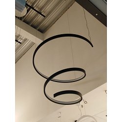 Obrázek pro produkt Závěsné svítidlo SPIRAL 125cm průměr černé - BPM