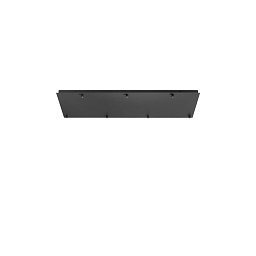 Obrázek pro produkt Rozeta PIREX obdélníkový rám černá A 7 FORI 89x30x4,1cm - FANEUROPE