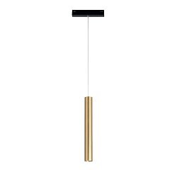 Obrázek pro produkt Závěsné svítidlo systému 48 V Davinci Tubo, zlaté, LED, 3 W, 300 lm, 4000 K, 3,5 x 132,8 cm - FANEUROPE