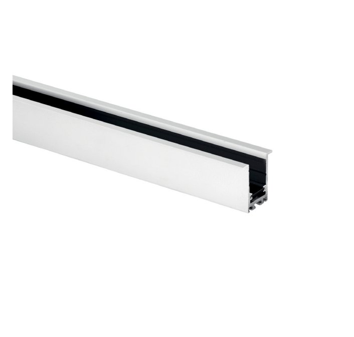 FAN DAVINCI-INC-2M-BCO Systém 48 V - zapuštěná lišta Davinci A, bílá, 200 x 4,2 x 3,9 cm - FANEUROPE