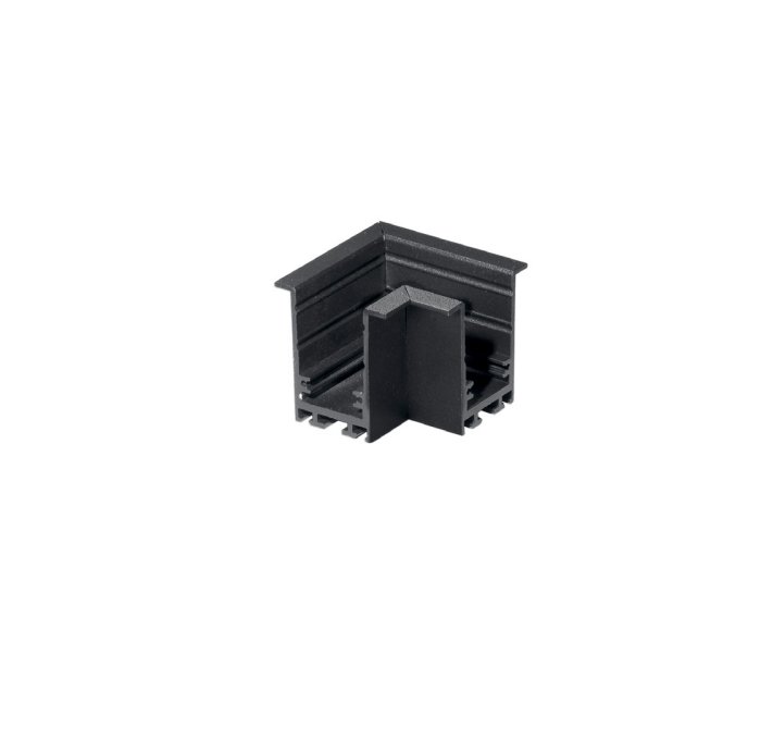 FAN DAVINCI-INC-L Příslušenství - úhlová spojka Davinci, černá, pro zapuštěnou lištu A Davinci, 5,1 x 3,9 x 4,2 cm - FANEUROPE
