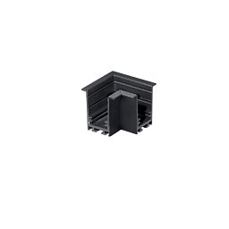 Obrázek pro produkt Příslušenství - úhlová spojka Davinci, černá, pro zapuštěnou lištu A Davinci, 5,1 x 3,9 x 4,2 cm - FANEUROPE