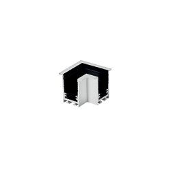 Obrázek pro produkt Příslušenství - úhlová spojka Davinci, bílá, pro zapuštěnou lištu A Davinci, 5,1 x 3,9 x 4,2 cm - FANEUROPE