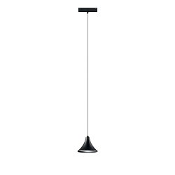 Obrázek pro produkt Závěsné svítidlo systému 48 V - Davinci Cymbal, černé, LED, 8 W, 780 lm, 4000 K, 15 x 150cm - FANEUROPE