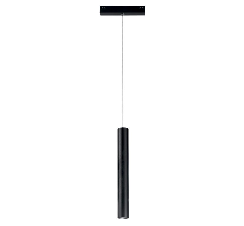 FAN DAVINCI-S35C Závěsné svítidlo systému 48 V - Davinci Tubo, černé, LED, 3 W, 300 lm, 3000 K, 3,5 x 132,82 cm - FANEUROPE