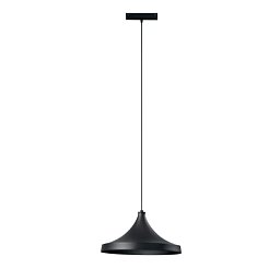 Obrázek pro produkt Závěsné svítidlo systému 48 V - Davinci Cymbal, černé, LED, 18 W, 1855 lm, 3000 K, 38 x 150 cm - FANEUROPE